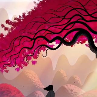 Samurai artwork iPhone wallpaper