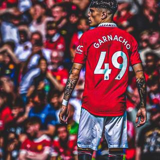 Garnacho iPhone wallpaper