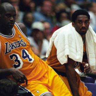 Kobe and Shaq computer wallpaper