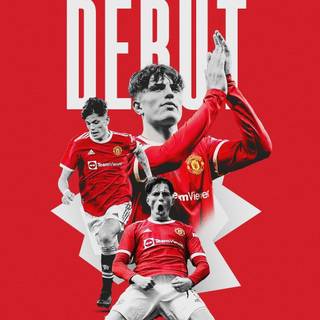 Garnacho iPhone wallpaper