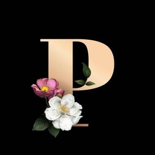 Cute letter P wallpaper