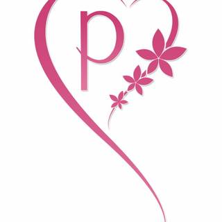 Cute letter P wallpaper