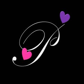 Cute letter P wallpaper