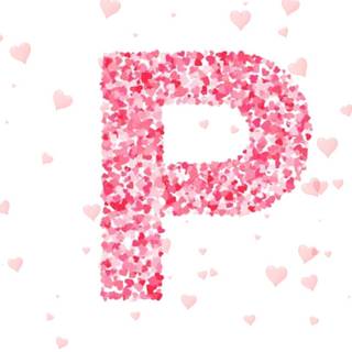 Cute letter P wallpaper