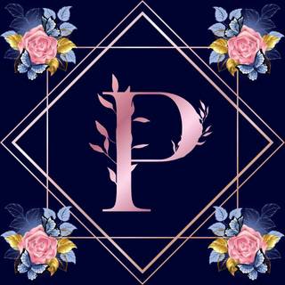 Cute letter P wallpaper
