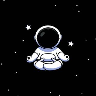 Astronaut black wallpaper