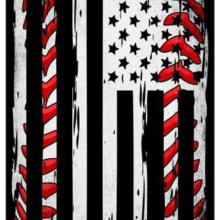 Softball American flag wallpaper