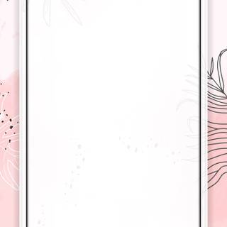 Pink frame wallpaper