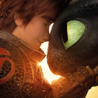 Toothless and Hiccup wallpaper
