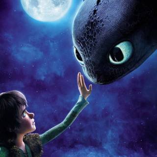 Toothless and Hiccup wallpaper