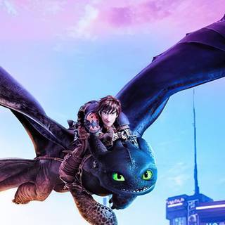 Toothless and Hiccup wallpaper
