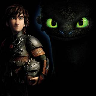 Toothless and Hiccup wallpaper