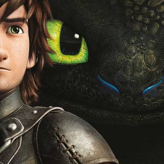 Toothless and Hiccup wallpaper