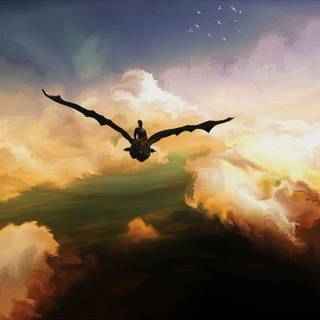 Toothless and Hiccup wallpaper