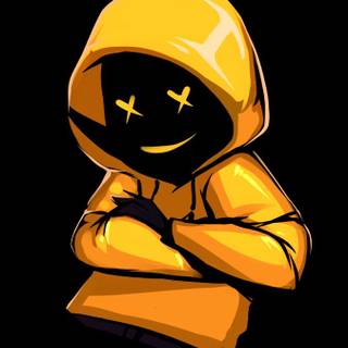 Hacker cartoon wallpaper