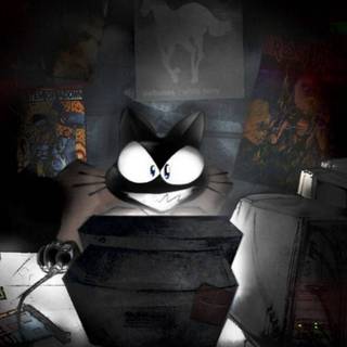 Hacker cartoon wallpaper