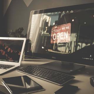 Corporate office wallpaper