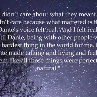 Aristotle & Dante Discover the Secrets of the Universe wallpaper