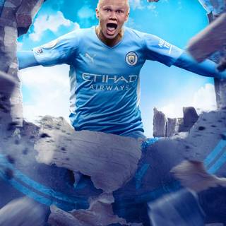 Haaland 4k iPhone wallpaper