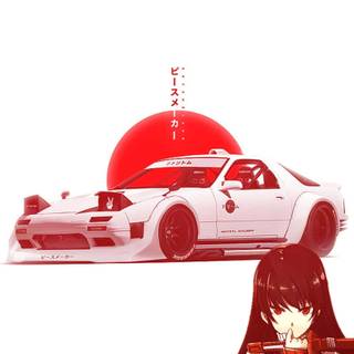 Anime cars iPhone wallpaper