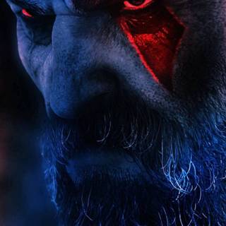 4k Kratos phone wallpaper