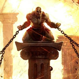 4k Kratos phone wallpaper