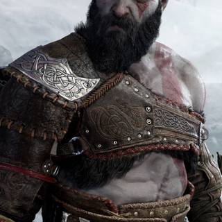 4k Kratos phone wallpaper