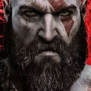 4k Kratos phone wallpaper
