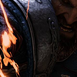 4k Kratos phone wallpaper