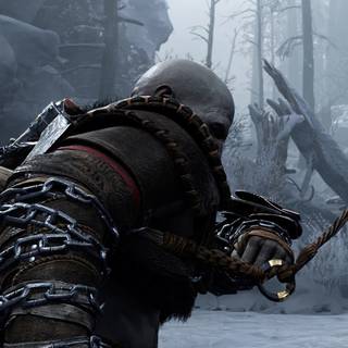 4k Kratos phone wallpaper