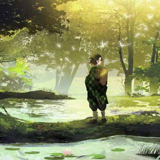 Demon Slayer landscape 4k wallpaper