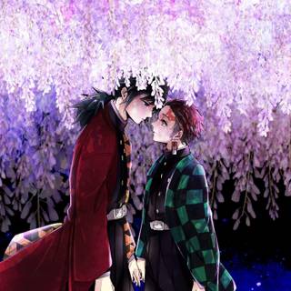 Demon Slayer scenery 4k wallpaper