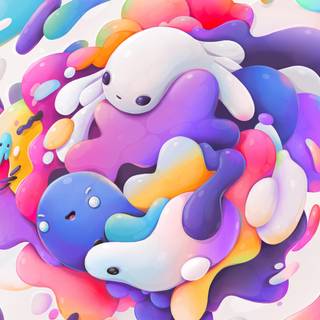 Doodle 4k PC wallpaper