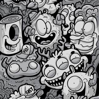 Phone doodle wallpaper