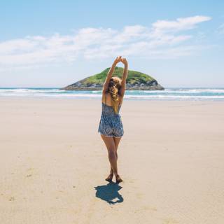 Ocean beach summer wallpaper