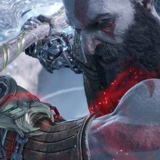 4k Kratos phone wallpaper