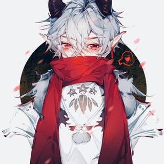 Cute anime demon boy wallpaper