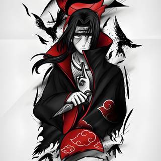 Itachi drawing wallpaper