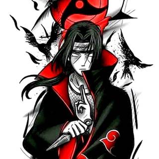 Itachi drawing wallpaper