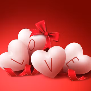 Red love 4k wallpaper