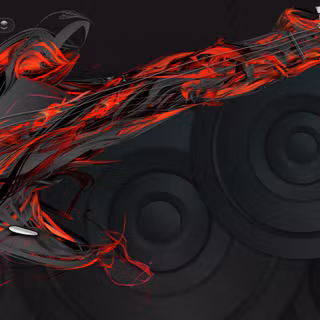 Electric guitar 4k wallpaper