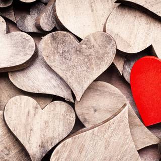 Red love 4k wallpaper