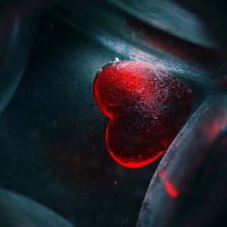 Red love 4k wallpaper