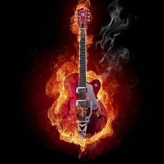 Electric guitar 4k wallpaper