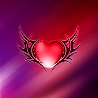 Red love 4k wallpaper