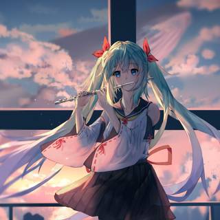 4k Hatsune Miku wallpaper