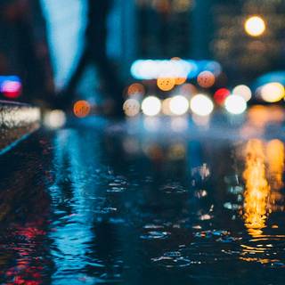 Rainy iPhone wallpaper