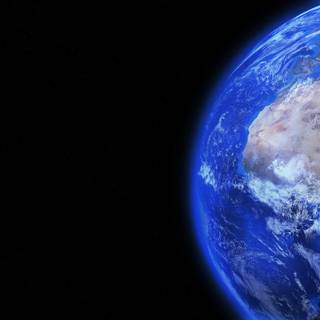 Earth and moon 4k wallpaper