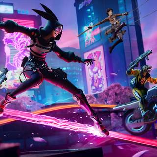 Fortnite desktop aesthetic wallpaper