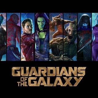 Guardians of The Galaxy poster wallpaper